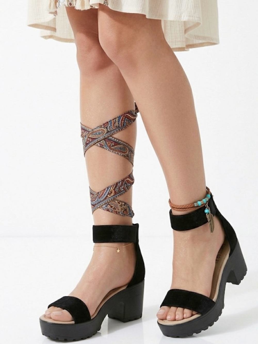 Koi Footwear Black Women's Sandals 7